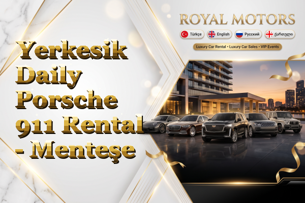 Yerkesik Daily Porsche 911 Rental - Menteşe