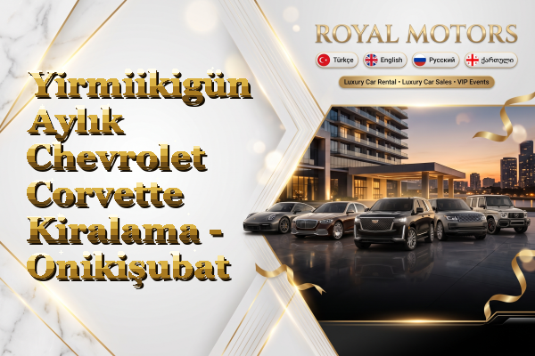 Yirmiikigün Aylık Chevrolet Corvette Kiralama - Onikişubat