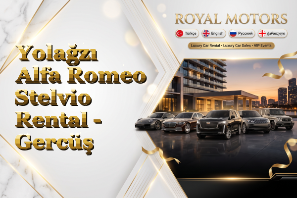 Yolağzı Alfa Romeo Stelvio Rental - Gercüş