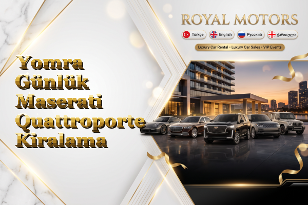 Yomra Günlük Maserati Quattroporte Kiralama