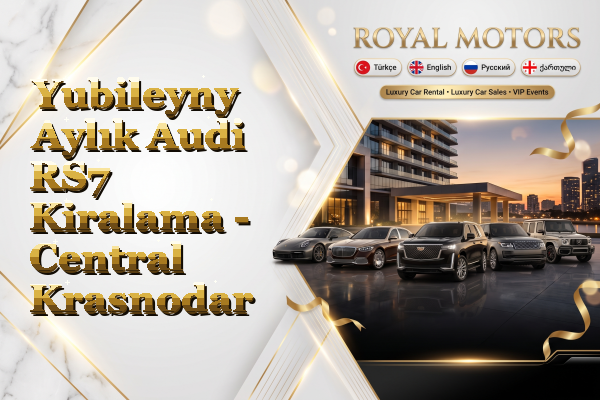 Yubileyny Aylık Audi RS7 Kiralama - Central Krasnodar