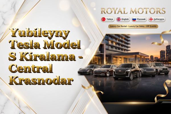 Yubileyny Tesla Model S Kiralama - Central Krasnodar