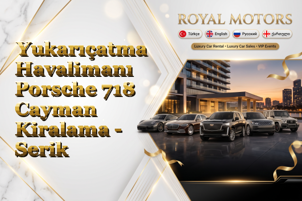Yukarıçatma Havalimanı Porsche 718 Cayman Kiralama - Serik