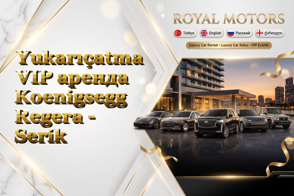 Yukarıçatma VIP аренда Koenigsegg Regera - Serik