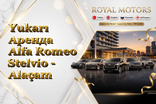 Yukarı Аренда Alfa Romeo Stelvio - Alaçam