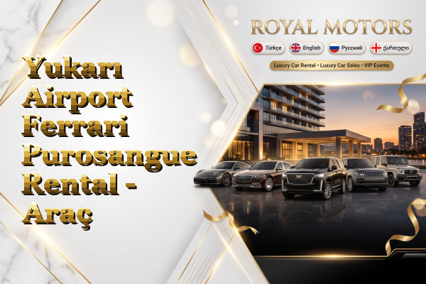 Yukarı Airport Ferrari Purosangue Rental - Araç