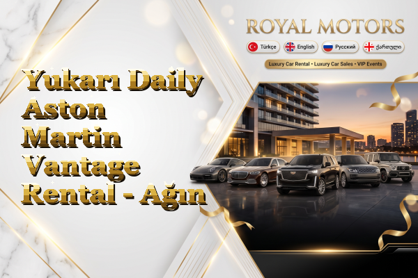 Yukarı Daily Aston Martin Vantage Rental - Ağın