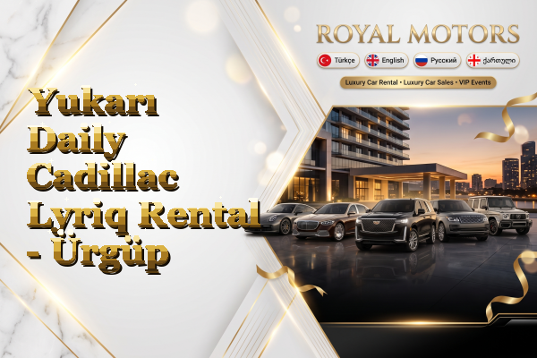 Yukarı Daily Cadillac Lyriq Rental - Ürgüp