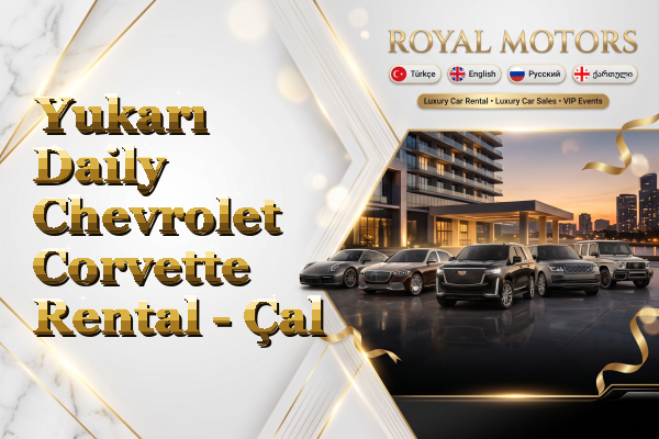 Yukarı Daily Chevrolet Corvette Rental - Çal