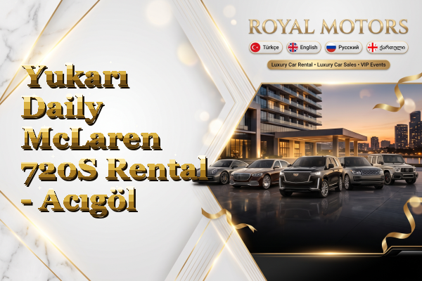 Yukarı Daily McLaren 720S Rental - Acıgöl