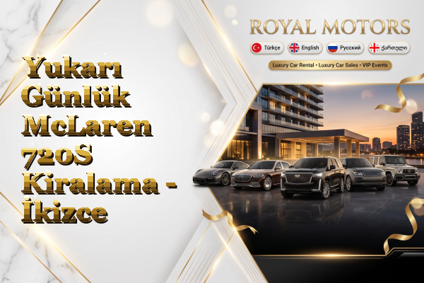 Yukarı Günlük McLaren 720S Kiralama - İkizce