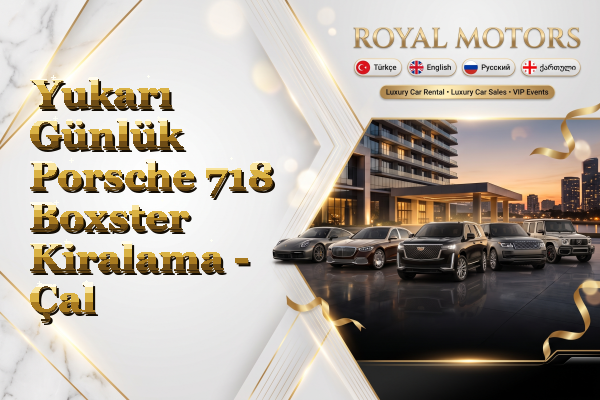 Yukarı Günlük Porsche 718 Boxster Kiralama - Çal