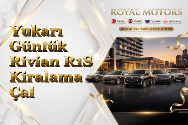 Yukarı Günlük Rivian R1S Kiralama - Çal