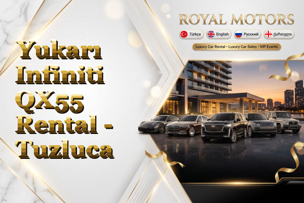 Yukarı Infiniti QX55 Rental - Tuzluca