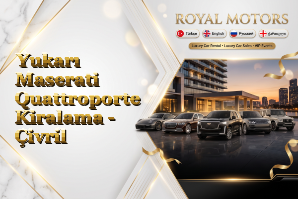 Yukarı Maserati Quattroporte Kiralama - Çivril