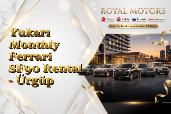 Yukarı Monthly Ferrari SF90 Rental - Ürgüp