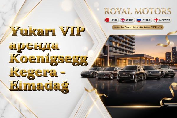 Yukarı VIP аренда Koenigsegg Regera - Elmadağ
