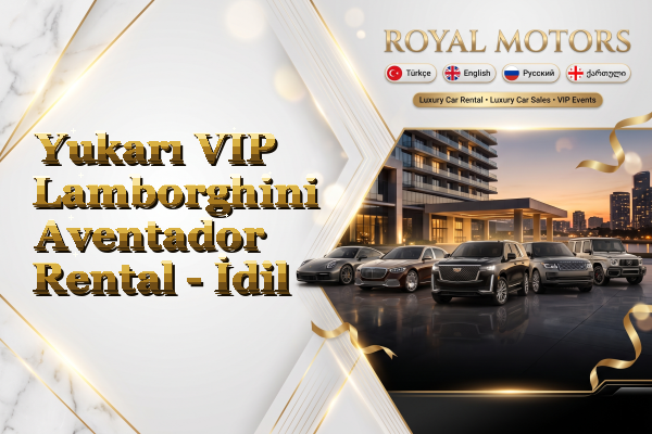Yukarı VIP Lamborghini Aventador Rental - İdil