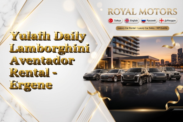 Yulaflı Daily Lamborghini Aventador Rental - Ergene
