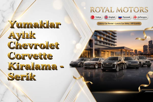 Yumaklar Aylık Chevrolet Corvette Kiralama - Serik