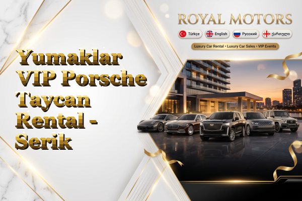 Yumaklar VIP Porsche Taycan Rental - Serik