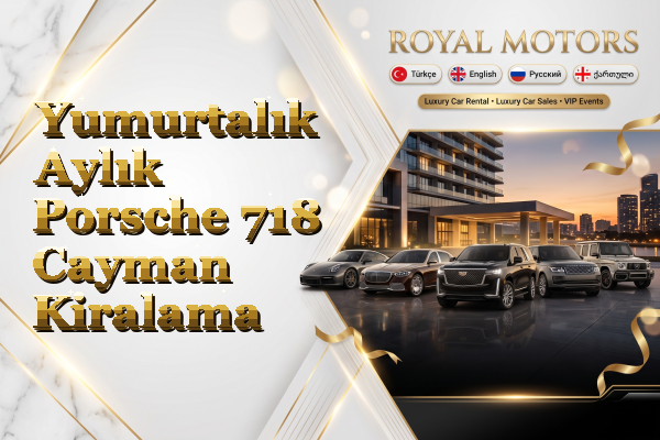 Yumurtalık Aylık Porsche 718 Cayman Kiralama
