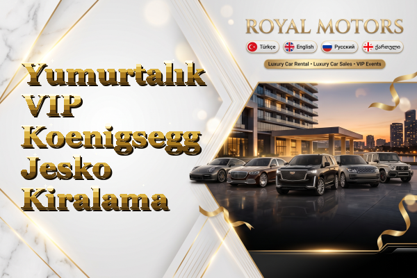 Yumurtalık VIP Koenigsegg Jesko Kiralama