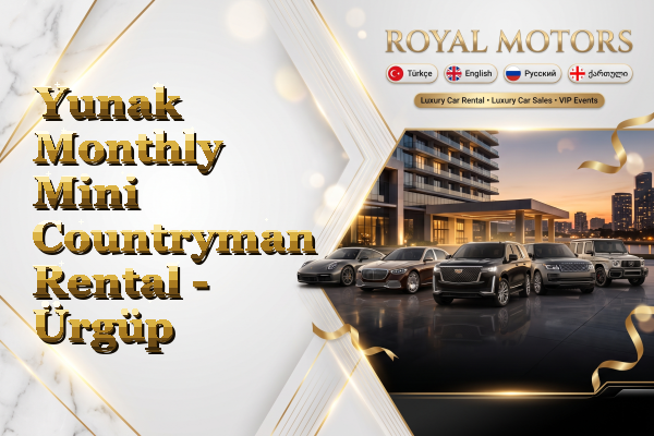 Yunak Monthly Mini Countryman Rental - Ürgüp