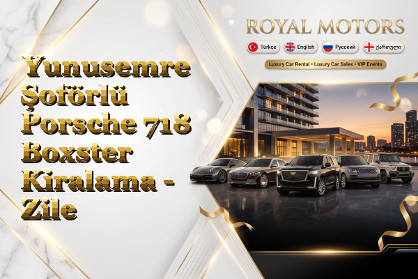 Yunusemre Şoförlü Porsche 718 Boxster Kiralama - Zile