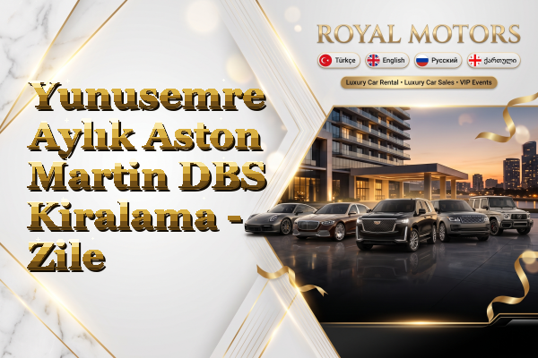 Yunusemre Aylık Aston Martin DBS Kiralama - Zile
