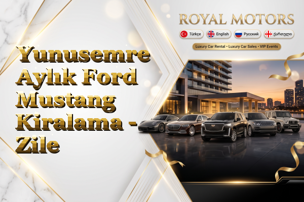 Yunusemre Aylık Ford Mustang Kiralama - Zile