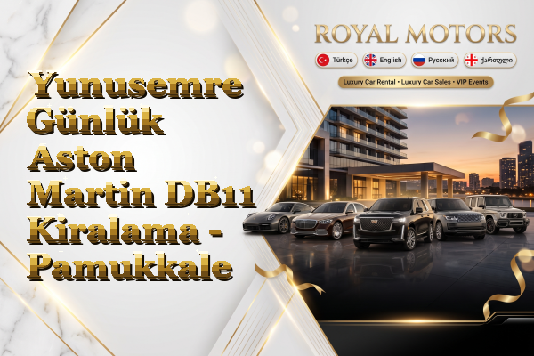Yunusemre Günlük Aston Martin DB11 Kiralama - Pamukkale