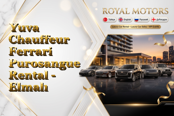 Yuva Chauffeur Ferrari Purosangue Rental - Elmalı