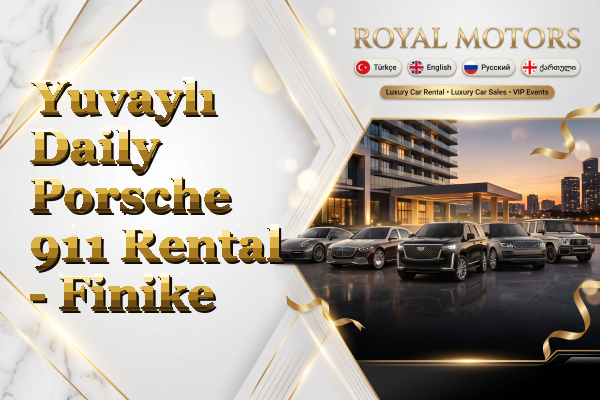 Yuvaylı Daily Porsche 911 Rental - Finike