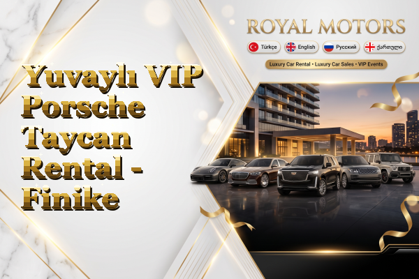 Yuvaylı VIP Porsche Taycan Rental - Finike
