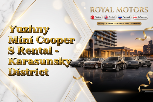 Yuzhny Mini Cooper S Rental - Karasunsky District