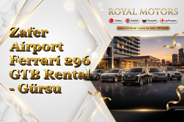 Zafer Airport Ferrari 296 GTB Rental - Gürsu