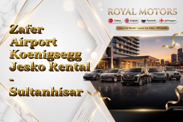 Zafer Airport Koenigsegg Jesko Rental - Sultanhisar