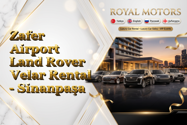 Zafer Airport Land Rover Velar Rental - Sinanpaşa
