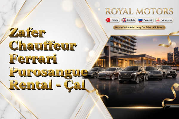 Zafer Chauffeur Ferrari Purosangue Rental - Çal