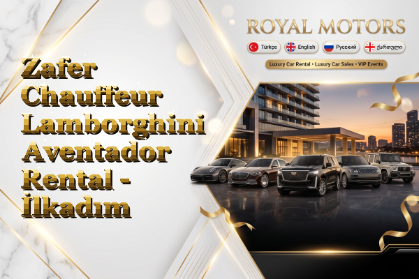 Zafer Chauffeur Lamborghini Aventador Rental - İlkadım