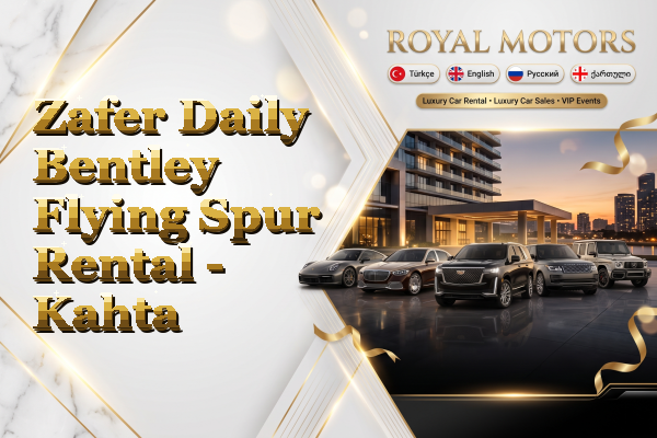 Zafer Daily Bentley Flying Spur Rental - Kahta