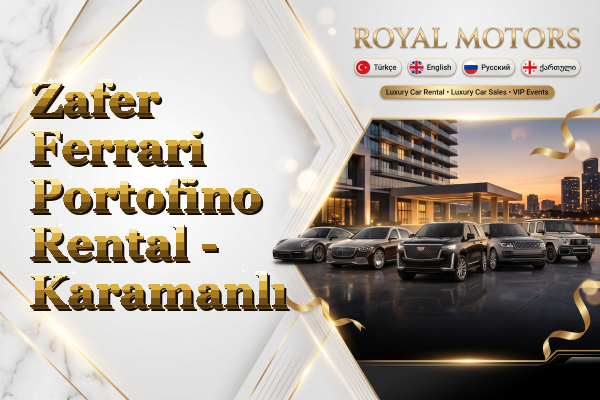 Zafer Ferrari Portofino Rental - Karamanlı