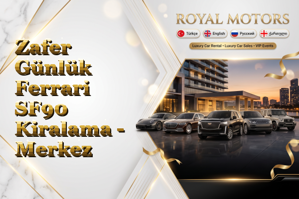 Zafer Günlük Ferrari SF90 Kiralama - Merkez
