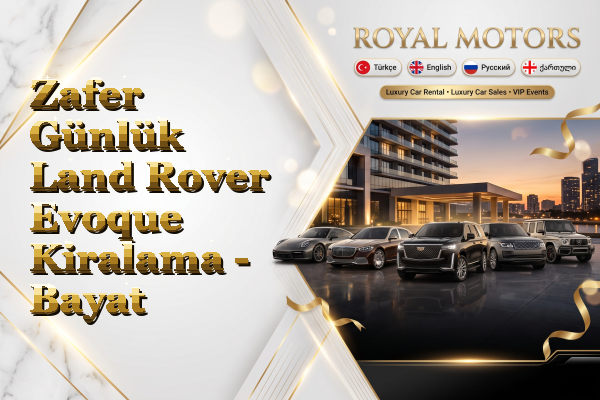 Zafer Günlük Land Rover Evoque Kiralama - Bayat