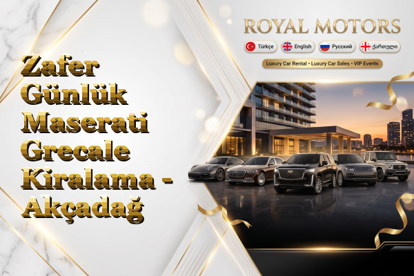 Zafer Günlük Maserati Grecale Kiralama - Akçadağ