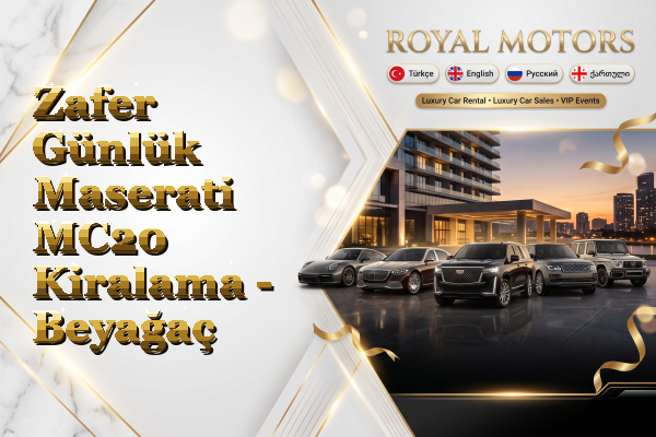 Zafer Günlük Maserati MC20 Kiralama - Beyağaç