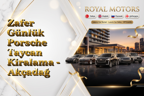 Zafer Günlük Porsche Taycan Kiralama - Akçadağ