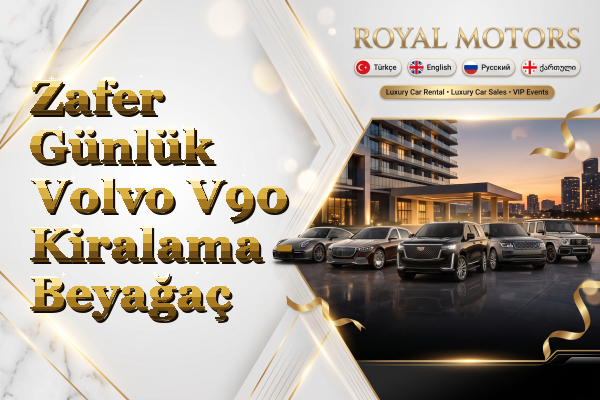 Zafer Günlük Volvo V90 Kiralama - Beyağaç