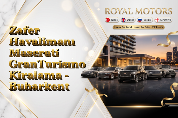 Zafer Havalimanı Maserati GranTurismo Kiralama - Buharkent